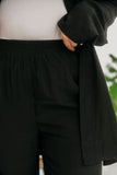 Black Set with Belt *BOTTOMS* - Afflatus Hijab - modest, modest clothing, modest fashion, modest wear, modesty