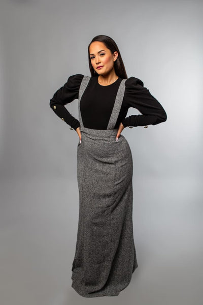 Fatima Aldarwish- Suspender Dress - Afflatus Hijab - Dresses