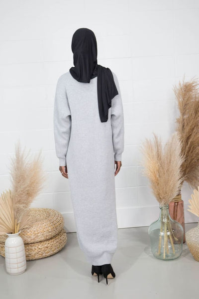 Moona Khan- Sweater Dress - Afflatus Hijab - casual, clothing, dress, Dresses, fashion