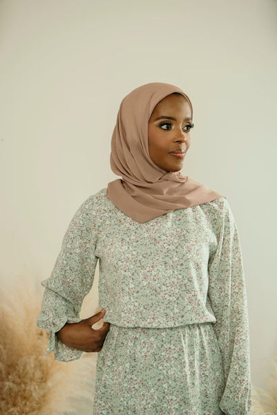 Aisha Floral Maxi Dress - Afflatus Hijab - afflatus hijab, Dresses, hijab, hijab fashion, hijab in islam