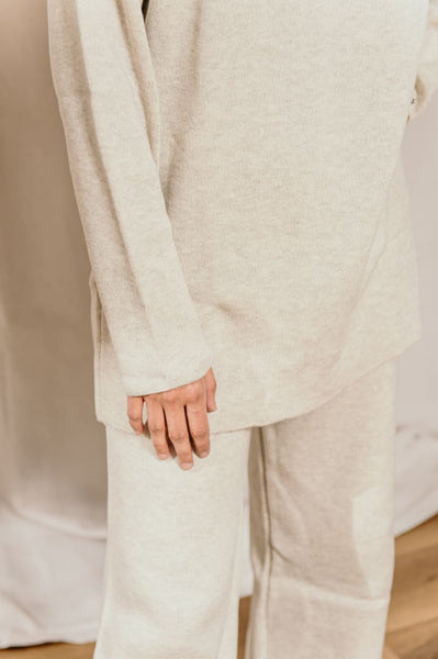 Linda Hoang Stone Half Zip Up Sweater - Afflatus Hijab