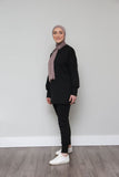 Black Loungewear *TOP* - Afflatus Hijab