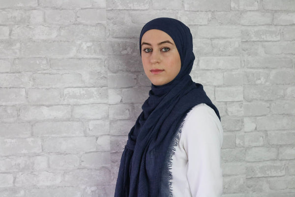 Dusk Crinkled Hijab - Afflatus Hijab - Crinkled Hijabs