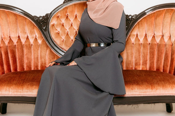 Ilhan Omar - Dress - Afflatus Hijab - Casual Dress Dresses Dressy Formal, modest, fashion, muslim, maxi, long sleeves