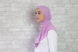Lilac Jersey Hijab - Afflatus Hijab - Jersey