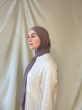 Mauve Chiffon Hijab - Afflatus Hijab - Chiffon, Hijabs