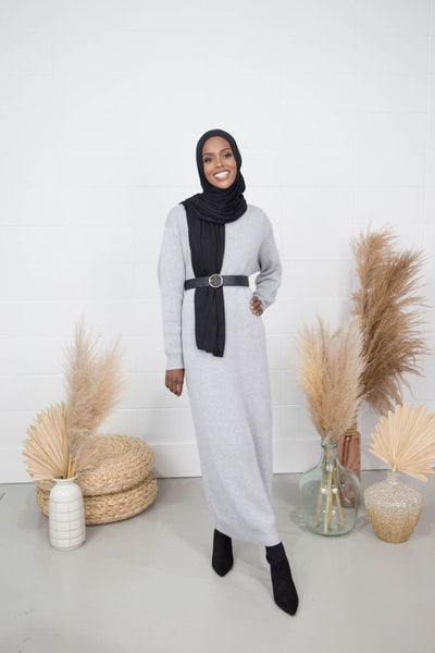 Moona Khan- Sweater Dress - Afflatus Hijab - casual, clothing, dress, Dresses, fashion