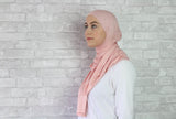 Soft Pink Jersey Hijab - Afflatus Hijab - Jersey